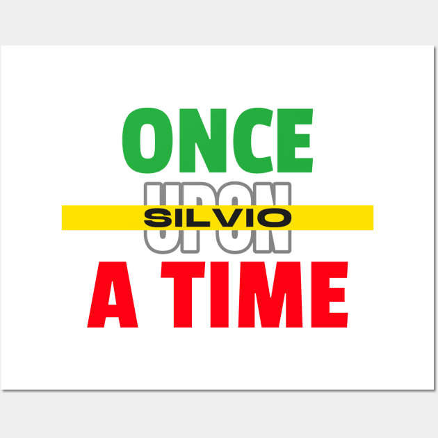 Once upon a time Silvio Wall Art by JiggyChimp